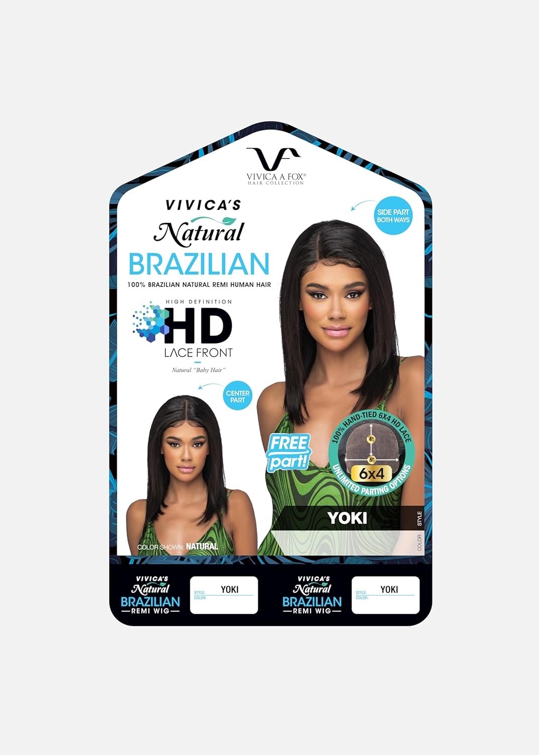 Vivica Fox YOKI 6x4 HD Lace Front Remi Human Hair Wig – Natural