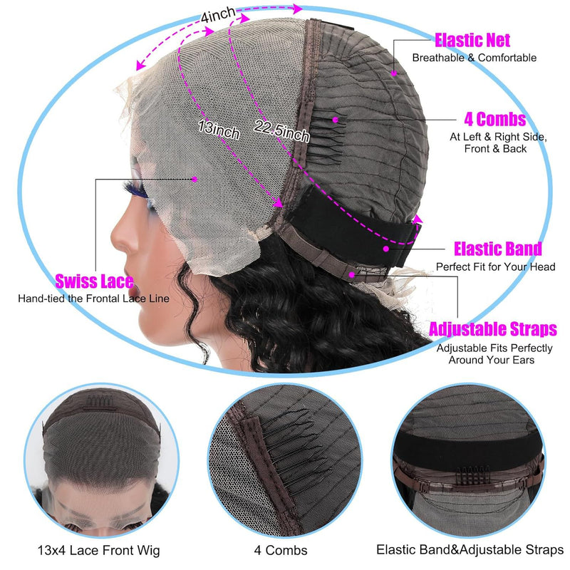 Deep Wave HD Lace Wig – Natural Hairline (Glueless)