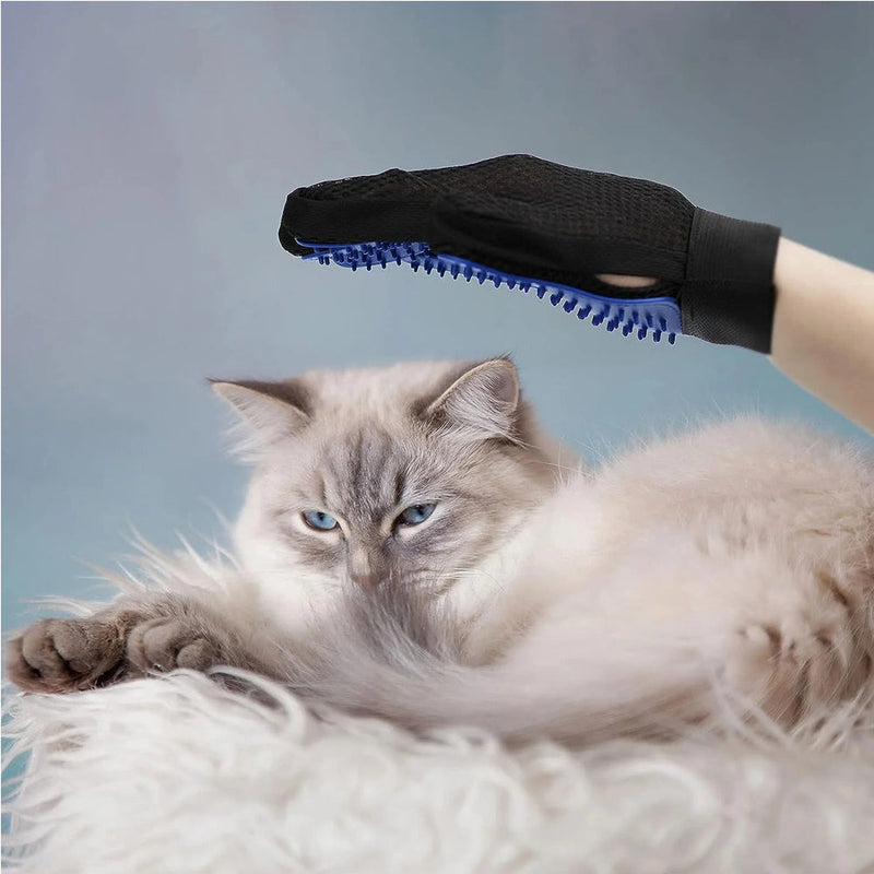 1 Pair Pet Grooming Cat Dog Rabbits Horse Gloves Pet Brush Glove
