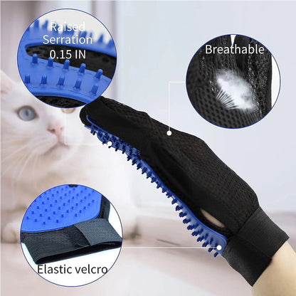 1 Pair Pet Grooming Cat Dog Rabbits Horse Gloves Pet Brush Glove