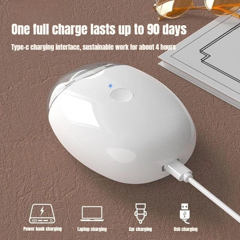 2 IN 1 Electric Nail Clipper Cutter with LED Light Automatic Nail