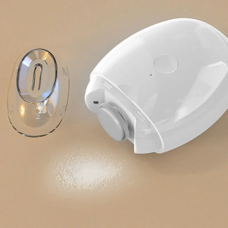 2 IN 1 Electric Nail Clipper Cutter with LED Light Automatic Nail