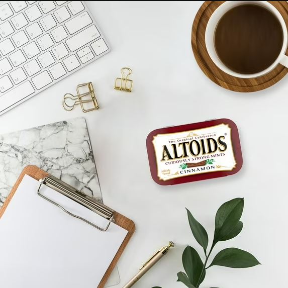 Altoids Cinnamon Mints 12-Pack – Curiously Strong Breath Freshener