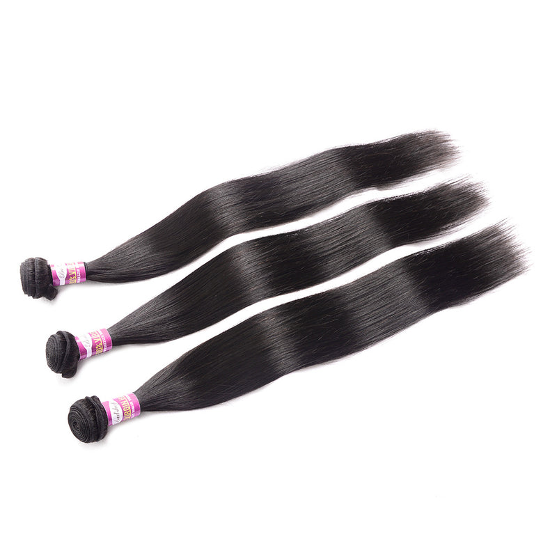 Luxury Straight Hair Bundles – 100% Human Hair