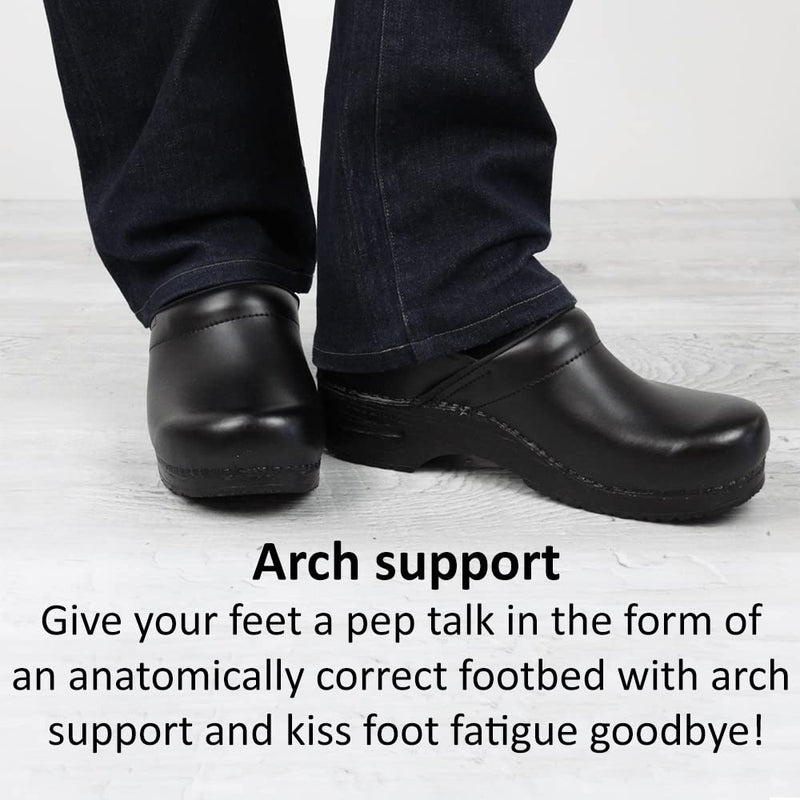 Sanita San Nitril Safety Clog Black – Unisex Work Shoes