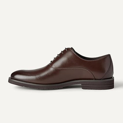Essentials Oxford Dress Shoes Men’s Size 13 – Brown Round Toe