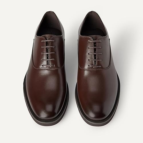Essentials Oxford Dress Shoes Men’s Size 13 – Brown Round Toe